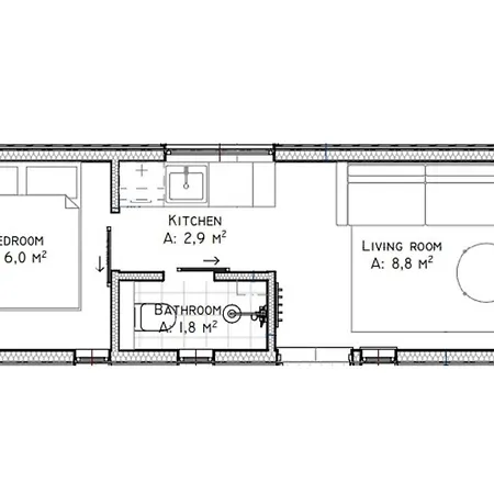 Feriehus Tinyhouse Heimatglueck *